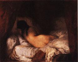 Jean Francois Millet Reclining Nude